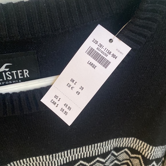 Really Nice Men’s HollisterSweater- L- Brand New - Picture 3 of 4